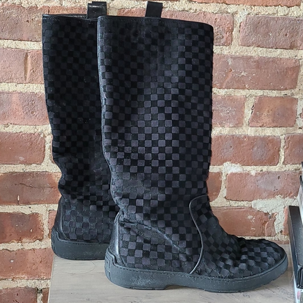 Louis Vuitton Damien laser high boot